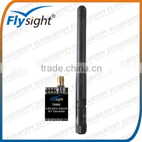 G2399 flysight TX502 5.8ghz 200mW 40 ch 6g wireless fpv av mini light transmitter /w raceband for racing drone