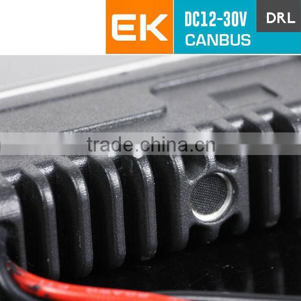 DRL LED Full Aluminum Housing 6 LEDs 12W E-Mark