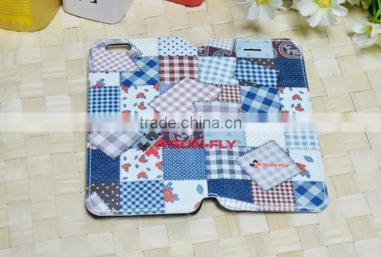 2015 NEW sublimation film cover for iphone 6 OEM leather phone case cover