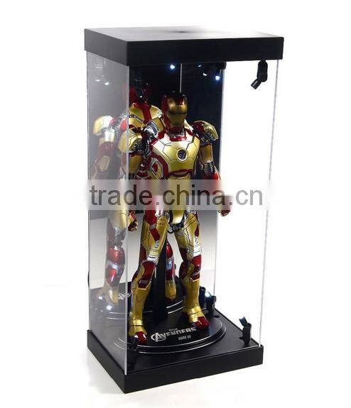 MB Display Box Acrylic Case LED Light House for Crystal Harp