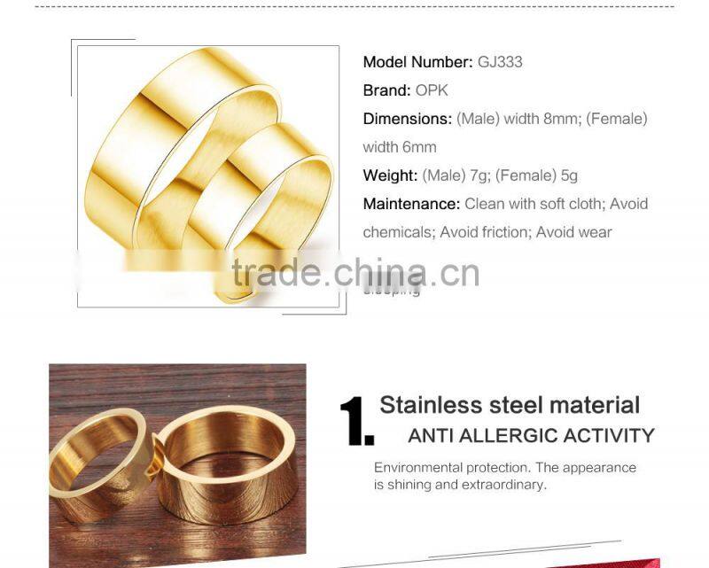 Latest Gift Items Gold Dsign Arabic Wedding Rings