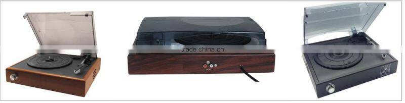 Rain Lane Antique Turntable Convert Lp Record To CD Record Player Wholesale