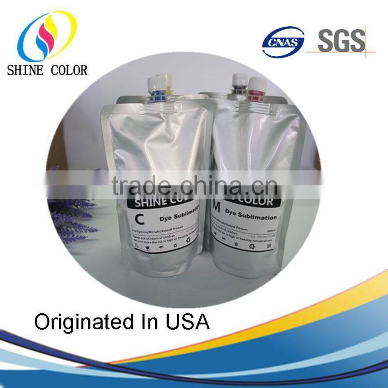 Dye Sublimation Ink for Epson/Mimaki/Roland Printers Vivid Color