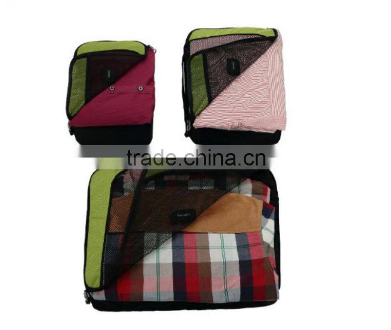 3 Set Packing Cubes,Travel Luggage Packing Organizers with Laundry Bag