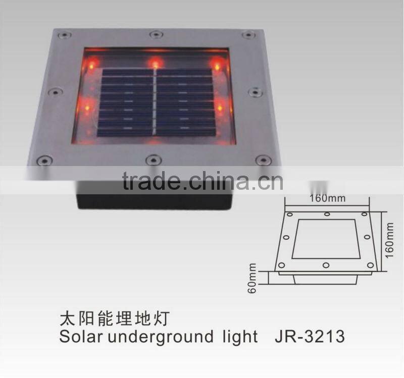 JR-3213 8pcs LED Inground light good quality solar ground light for garden