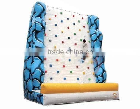 blue rock Inflatable rock climbing wall Inflatable games