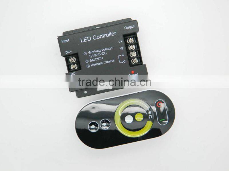 Hot sale 18A 433mhz Touching Remote LED CCT Controller