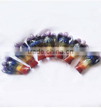 2015 Semi Precious Stone Craft Gorgeous Chakra Bonded Angels | Prime Exports