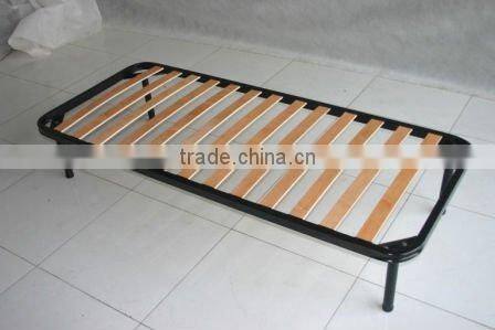 leather bed frame