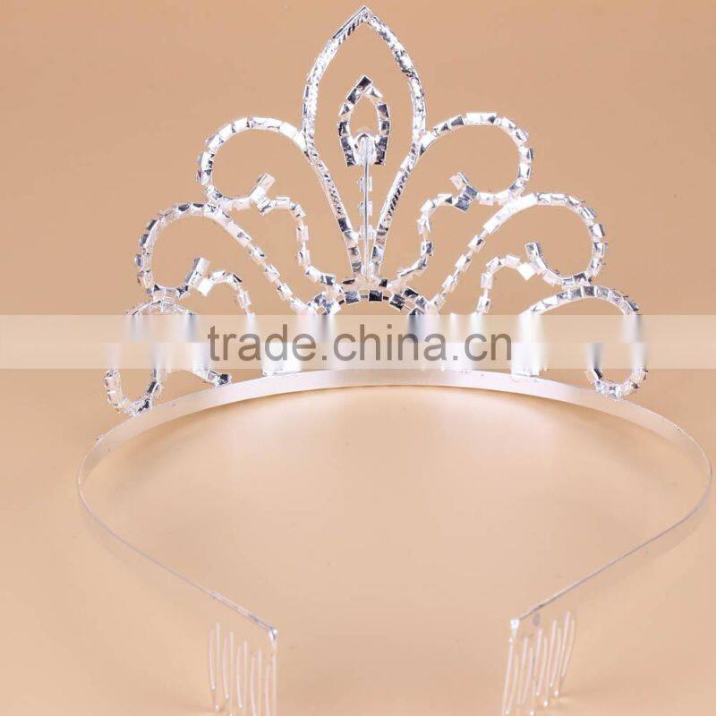 Rhinestone crystal Fashion Bridal Jewelry sets Metal Wedding Tiaras and crown