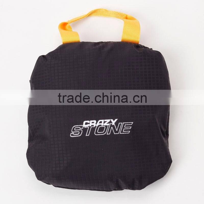 Promotional super Lightweight foldable nylon backpack folding school bag
