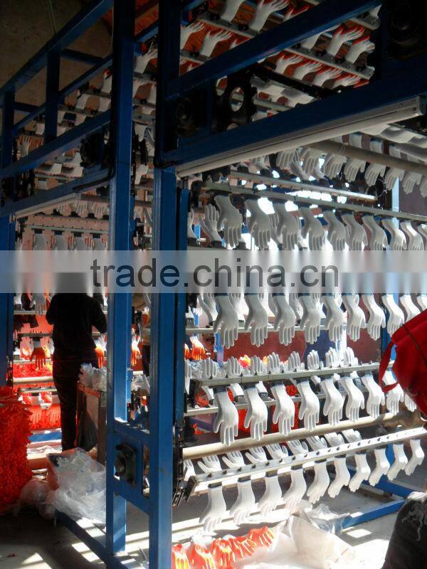 100% COTTON JERSEY HALF COATED NITRILE GLOVE