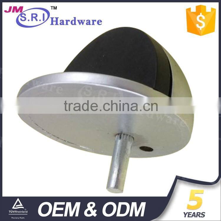 High end semicircle zinc alloy glass door stopper