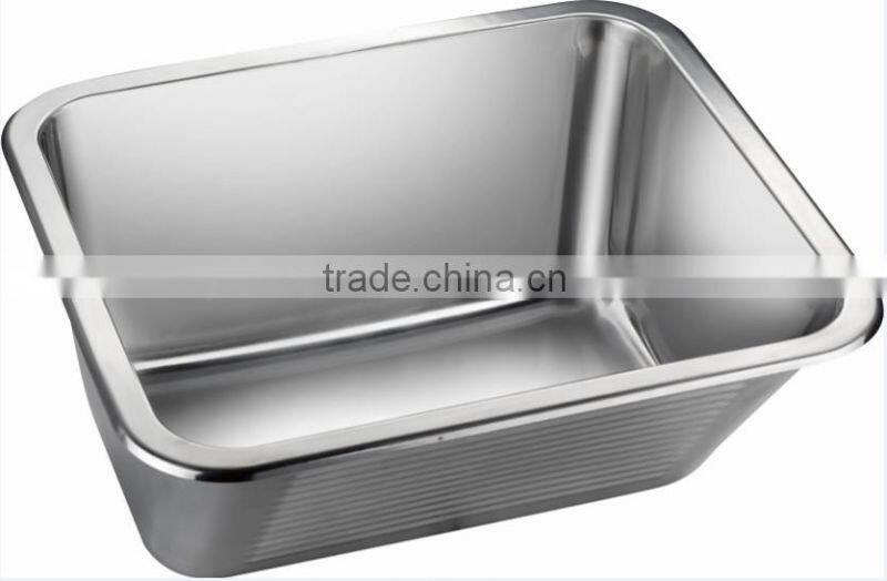 Yacht,Boat,Train and Public Mobile Toilet Used Stainless Steel Rectangular Hand Wash Basin Kitchen Sink GR-Y543A