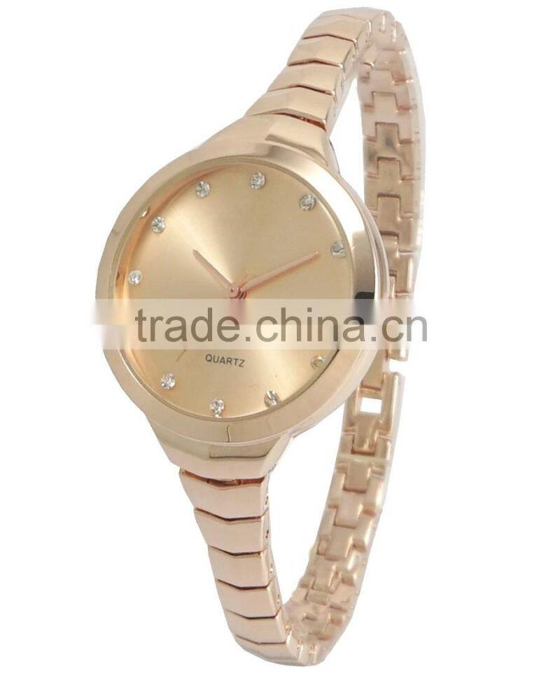 New Gold alloy Ladies watches china supplier custom watches