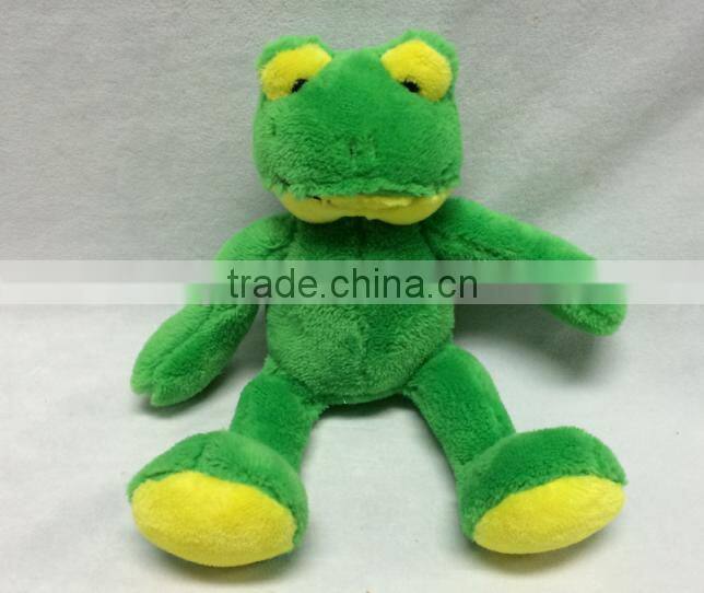 New design plush frog toy, Lovely plush stuffed frog toy