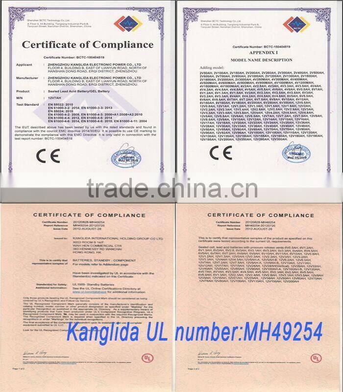 SLA maintenance free storage battery 4v4ah battery batteries