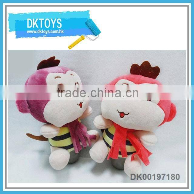 Lovely design animal plush toy with sucker sucker plush toy