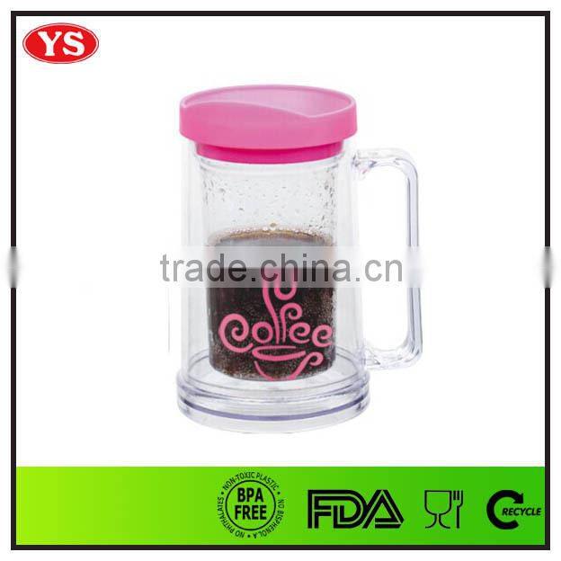 14 oz double wall cold coffee jar with lid