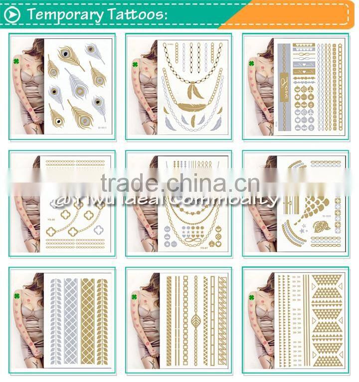 Laser Self Adhesive Body Jewel Butterfly Tattoo Sticker