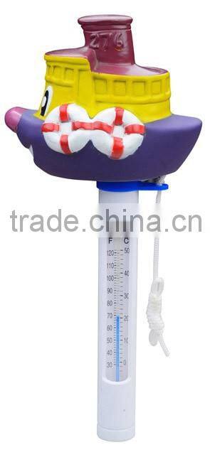 Floating Pool Thermometer Pro Premium Duck Shape Water Temperature Thermometers with String, Shatter Resistant