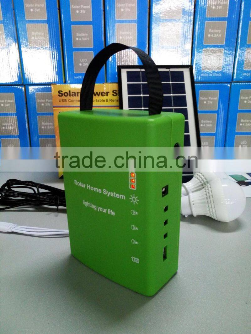 small solar home system 3w solar panel kits