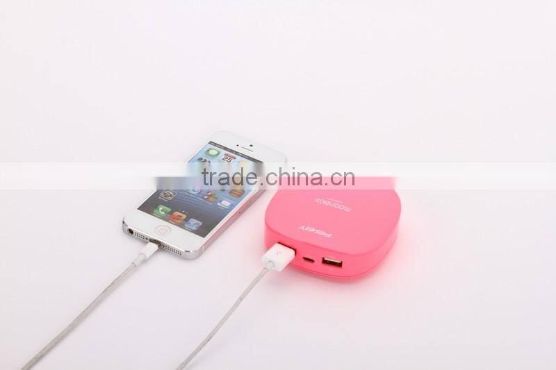 Professional mobile power with touch switch pisen moonbox powerbanks 6000mah 6000mah power bank with CE certificate
