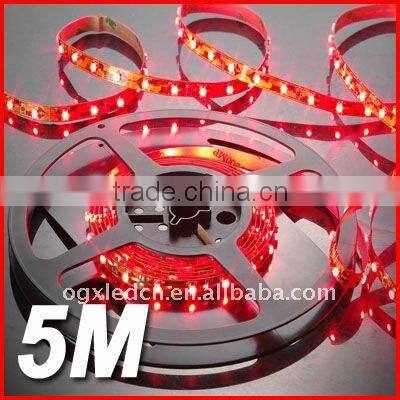 Unicolor 5m/roll 3528smd non-waterproof 60leds/m DC12V led strip lighting for decoration