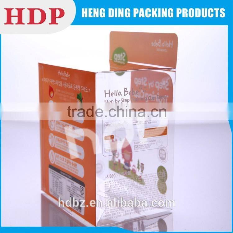 high quality customized pvc pp pet plastic packaging box