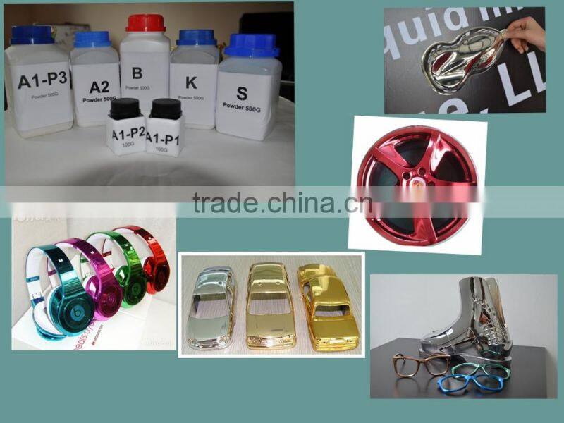 Colorful Mirror spray chrome chemicals for chrome plating machine