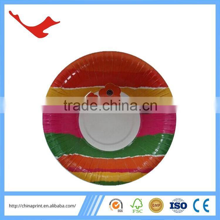 007 party supply custom printed disposable paper soup bowl