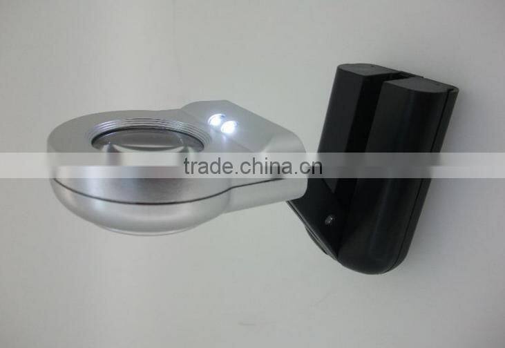High quality reading foldable LED light magnifying glass