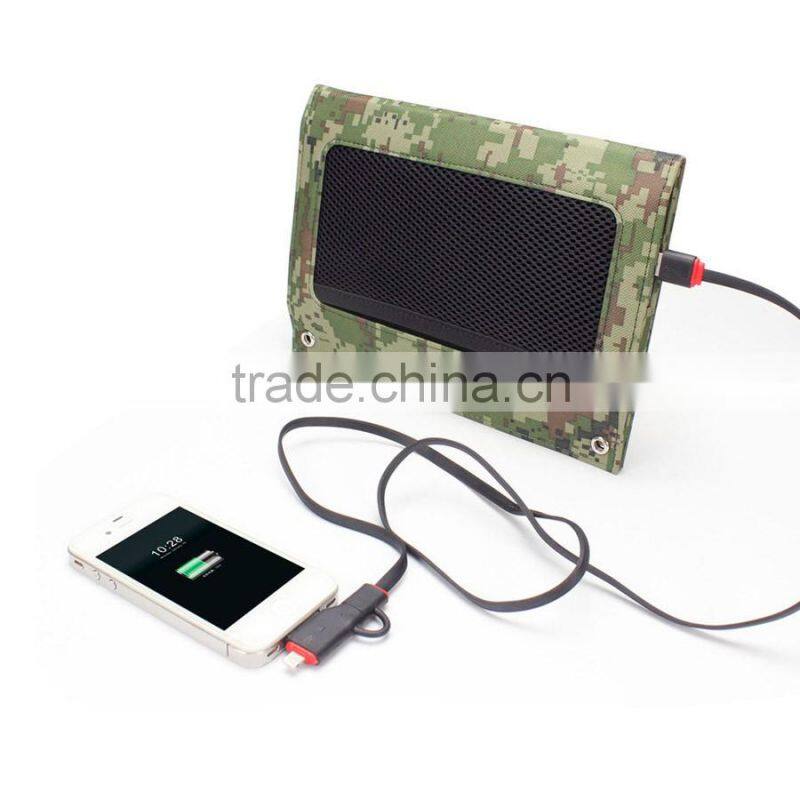 New products 2016 solar energy product universal solar panels 10w 6000mah mobile solar power bank charger