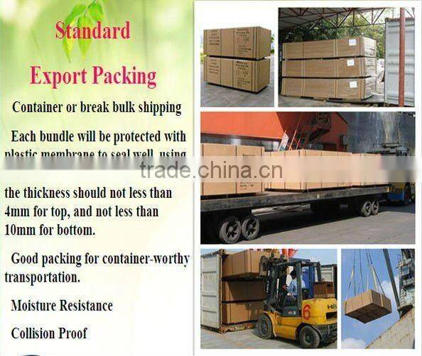 E0,E1,E2 waterproof MDFboard used for interior decoration