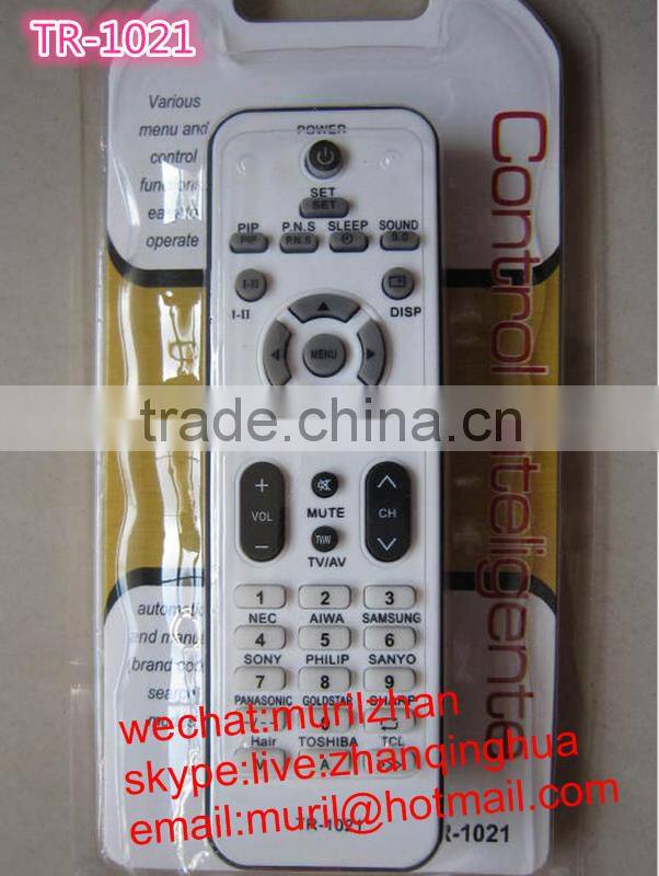 White 36 Keys TR-1021 TV remote control with Nice package