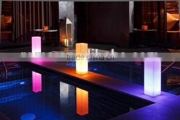 Color change180cm high plastic led bar stand pole LED bar cylinder