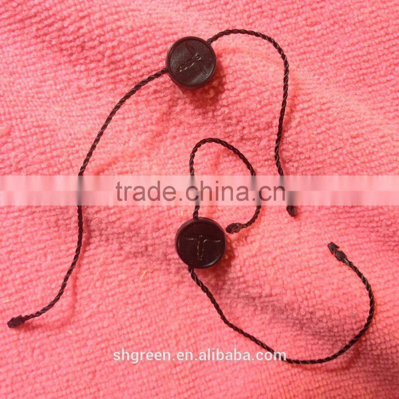 large size ABS plastic string tags,seal tags for clothing