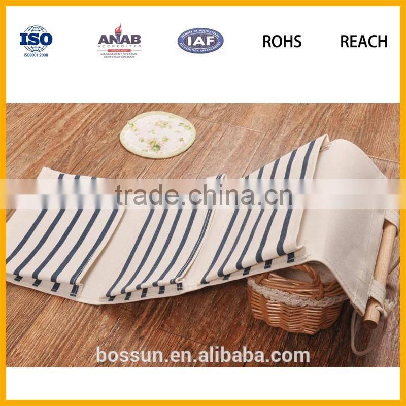 High Quality Low price 100% cotton Canvas Hanging bag Storage Bag wall organizer