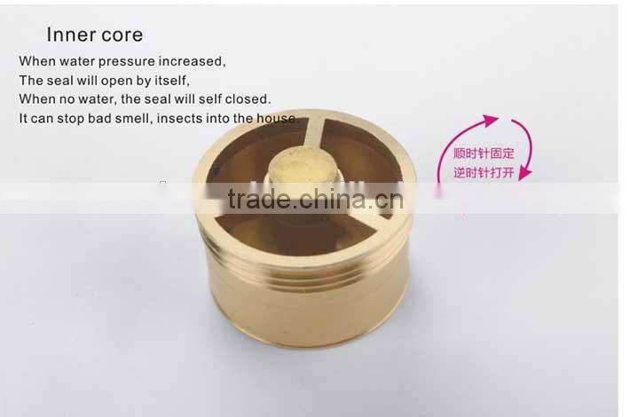 2014 Hot sell Bathroom Brass Floor Strainer Drain/10cm 4 inch Drainer /Floor drain top quality bathroom accessories