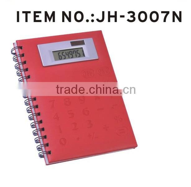 2016 solar power calculator A5 size notebook with calculator