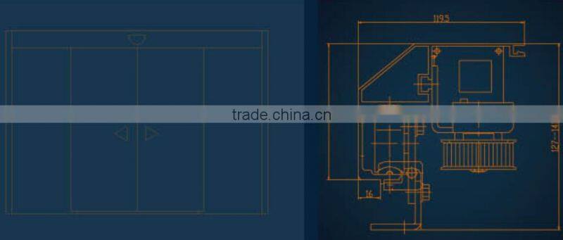 automatic sliidng doors system low price