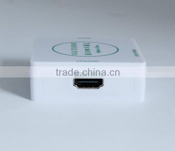 DC 5V USB power Supply Full HD Micro VGA TO HDMI Converter Box