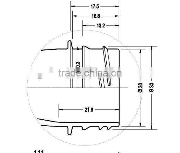 30mm neck PET bottle preform
