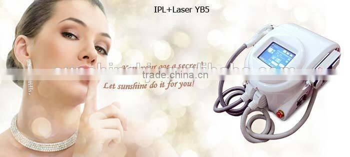 personal care ipl&laser beauty machine ipl skin rejuvenation machine and portable nd yag laser hair removal machine for sale