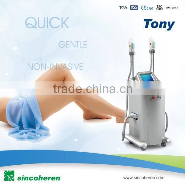 Sincoheren FDA approved ipl elight and laserhair removal machine with best price
