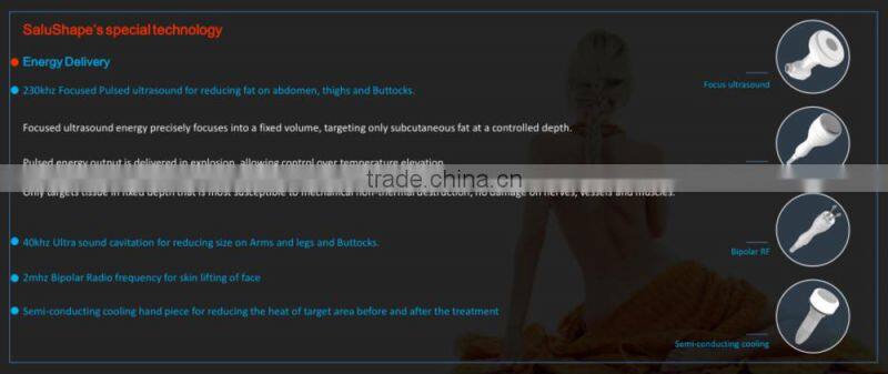 new products 2015 innovative product Hifu slimming /Ultrashape slimming / LipoSonix slimming beauty equipment