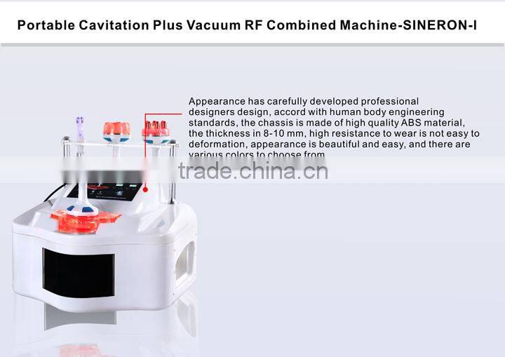 Hot weight loss portable cavitation rf vacuum machine cellulite reduction, body slimming cavitation rf machine Sineron-I