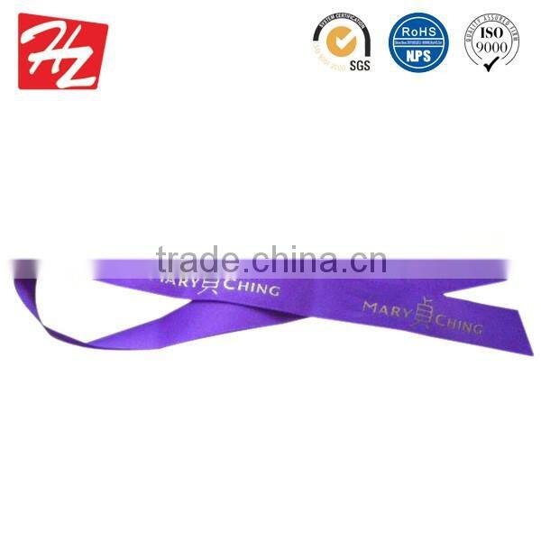 Solid color pattern and dyeing technics textile ribbon satin