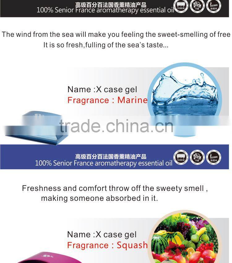 2017 Peach scent paper car freshner gel air freshener