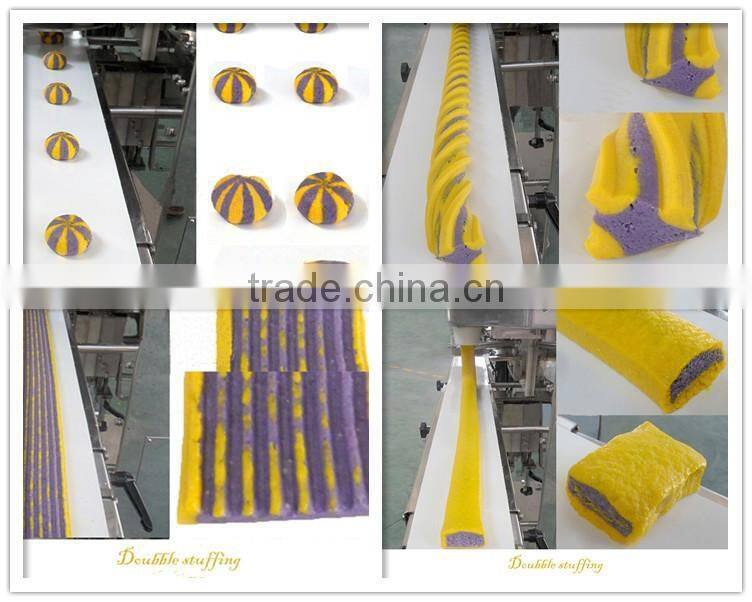 small double filling cookies making encrusting machine